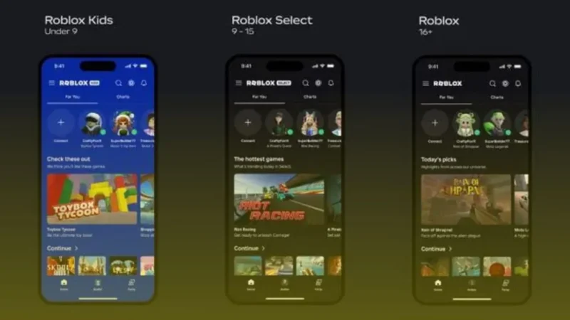 Panduan Roblox Select, Fitur Keamanan Baru Akun Remaja Indonesia (Foto: duniagames)