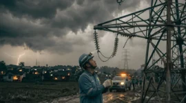 Transmisi Jambi Tersambar Cuaca Buruk, PLN Pacu Pemulihan Listrik Sumatra (Foto: Ai)