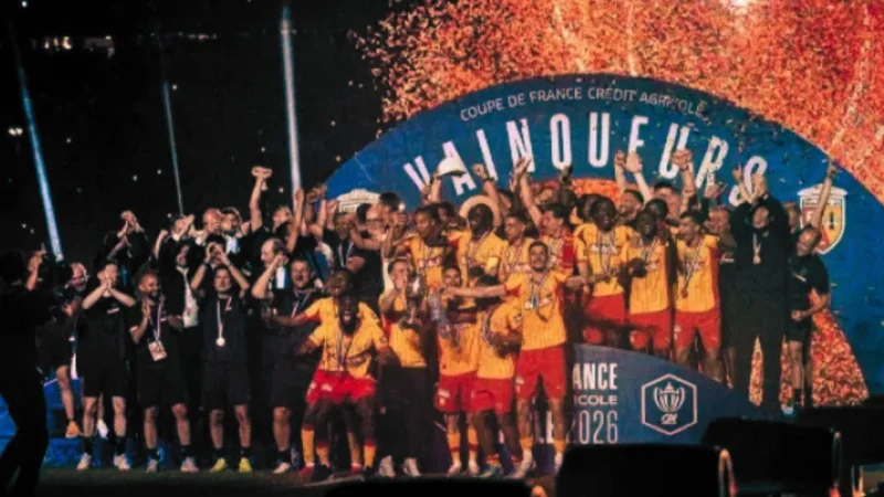 Lens Segel Gelar Juara Piala Prancis untuk Pertama dalam Sejarah  (Foto: Lens/Ist/RRI)
