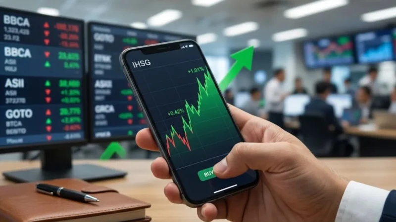 IHSG Dibuka Menghijau ke Level 6.187, Bursa Saham Asia Kompak Menguat (Foto: Ai)