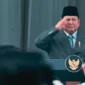 Presiden Prabowo Subianto saat menjadi Inspektur Upacara Hari Lahir Pancasila, Jakarta, Senin, 2 Juni 2025 (Foto: Biro Pers Sekretariat Presiden/rri)