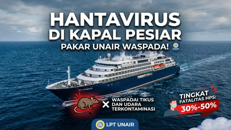 Hantavirus Hantui Kapal Pesiar, Pakar UNAIR Bedah Risiko dan Cara Pencegahannya