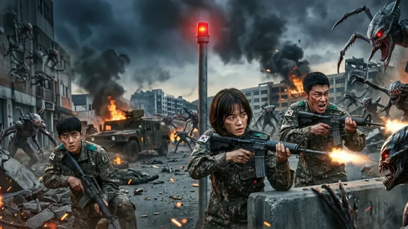 Sinopsis Duty After School: Perjuangan Siswa SMA Seongjin Melawan Invasi Alien Sphere (Foto: Ai)