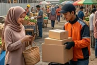 Ilustrasi. Transaksi E-Commerce UMKM di Wilayah Bencana Sumatera Melonjak Drastis. (Foto dibuat dengan AI)