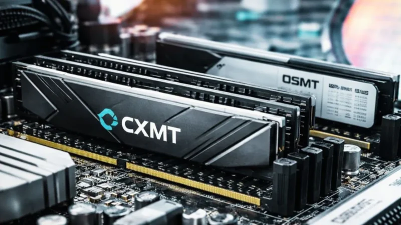 Ilustrasi memori RAM CXMT.(Foto: cxmt/kompas)