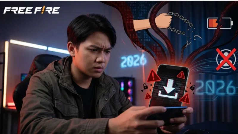 Bahaya Tersembunyi FF Beta 2026, Ancaman Pencurian Data dan Sanksi Banned Permanen (Foto: AI)