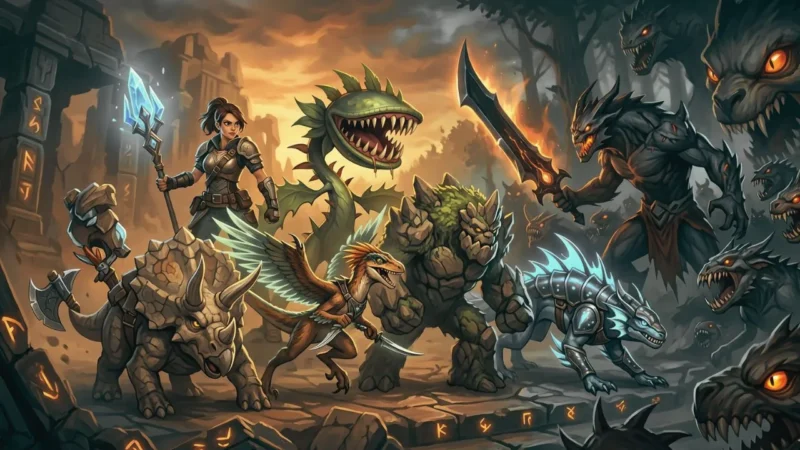 Strategi Brutal Mythmon, Mythic Monsters Siap Rilis di Steam Musim Panas Ini (Foto: AI)