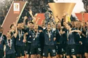 Inter Milan Juara Coppa Italia 2025/26, Tekuk Lazio 2-0 dan Segel Double Winners (Foto Alberto Pizzoli/AFP/medcom)