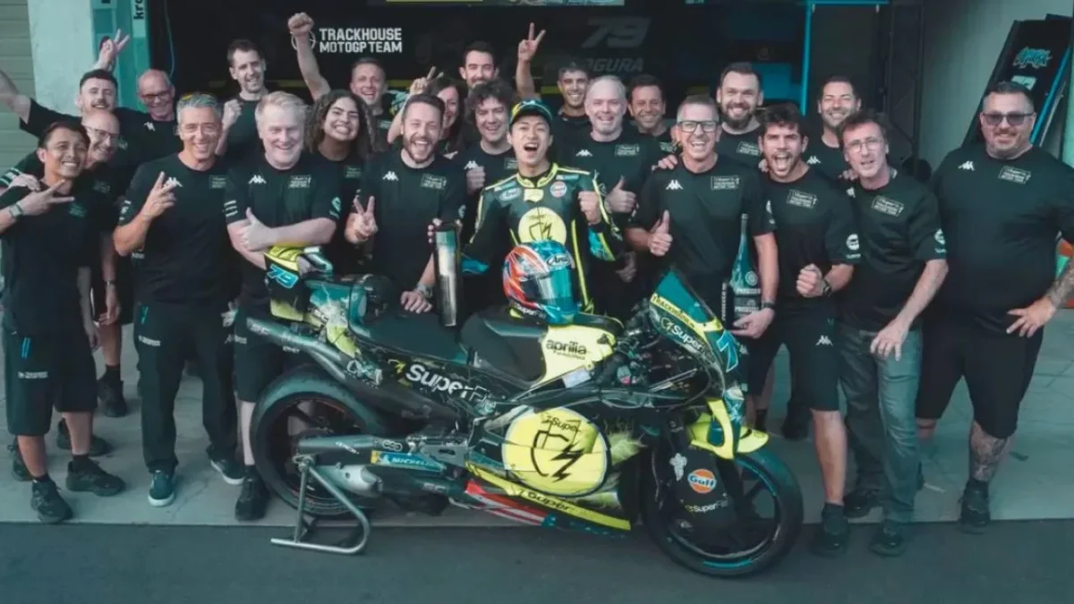 Ai Ogura memenangkan MotoGP Belanda 2026 dan mengakhiri penantian 22 tahun 
(Foto: aiogura79
/bincangbincang
mobil)