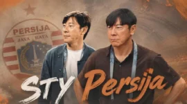 Shin Tae-yong Jadi Pelatih Baru Persija Jakarta 
(Foto:Graphic
generated AI/bola)