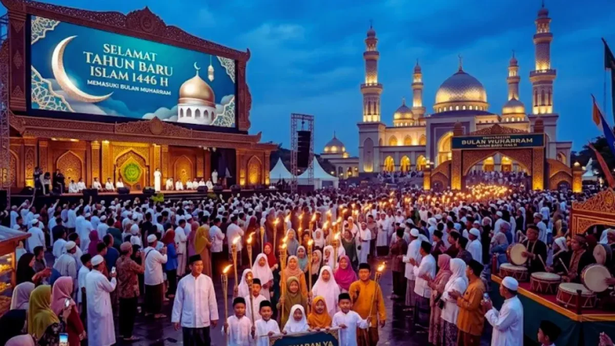 Sambut 1 Muharam dengan Festival Religi di Tengah Kota
(Foto: Selamat tahun baru Islam/jawapos)