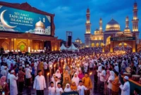 Sambut 1 Muharam dengan Festival Religi di Tengah Kota
(Foto: Selamat tahun baru Islam/jawapos)