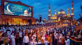 Sambut 1 Muharam dengan Festival Religi di Tengah Kota
(Foto: Selamat tahun baru Islam/jawapos)
