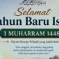 Sambut 1 Muharram 1448 H, Istiqlal Gelar Tabligh Akbar 
(Foto: Ilustrasi poster/banner 1 Muharram/tribun)