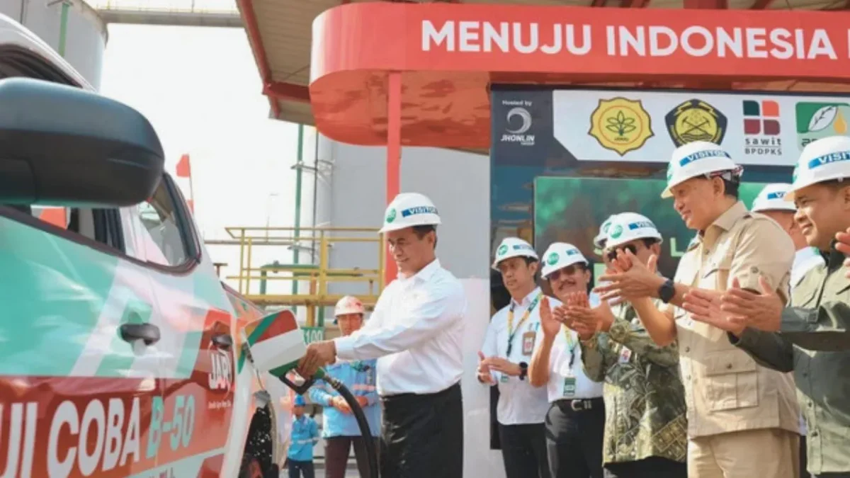 Pertamina Rilis BBM B50, Resmi Meluncur 1 Juli 2026
(Foto: Kementan RI
/kumparan)