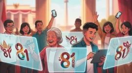 voting logo HUT RI 81, Pemerintah rili 5 kandidat logo HUT Ke-81 RI dengan tema 'Indonesia Berdaulat, Adil, dan Makmur(Foto: Ilustrasi/akurat)