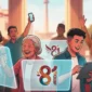 voting logo HUT RI 81, Pemerintah rili 5 kandidat logo HUT Ke-81 RI dengan tema 'Indonesia Berdaulat, Adil, dan Makmur(Foto: Ilustrasi/akurat)