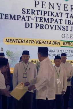 ATR/BPN Targetkan Sertifikasi Tanah Wakaf Tuntas 2028