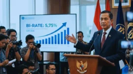 BI Rate Naik ke 5,75 Persen pada Juni 2026
(Foto: journalarta)