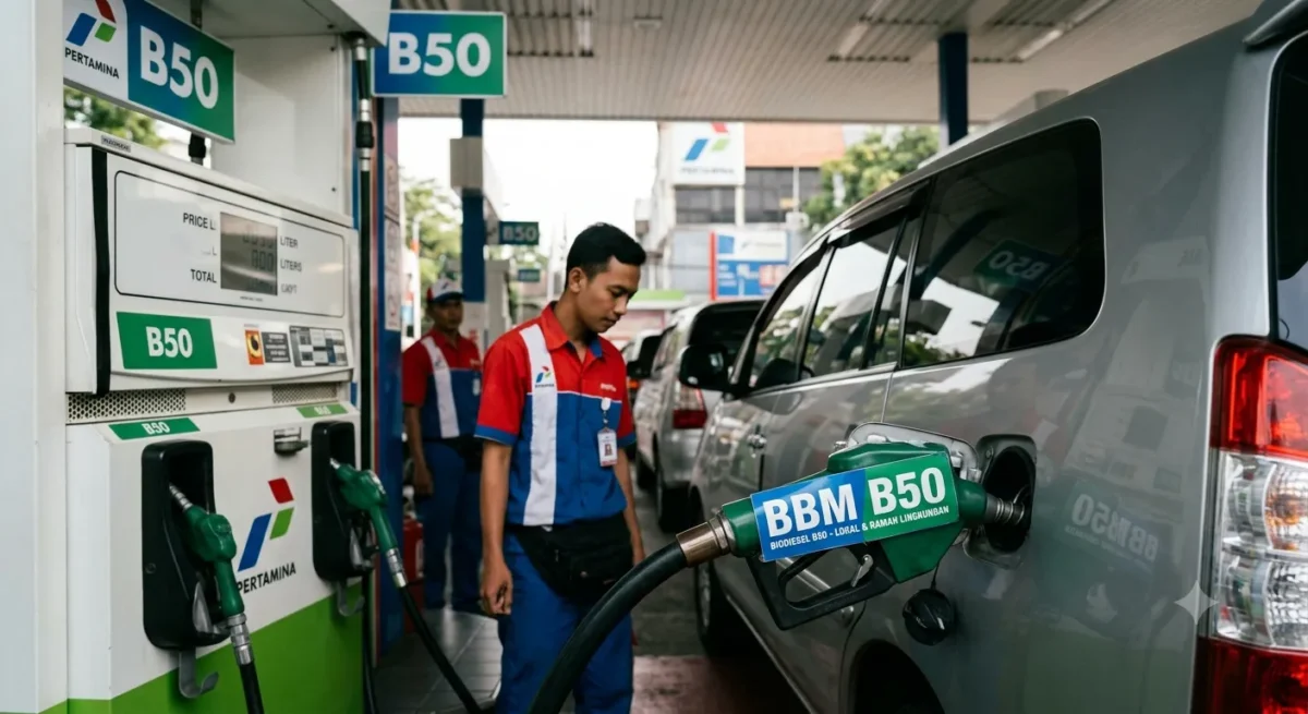 Mobil Diesel Lawas Aman Pakai BBM B50? Ini Penjelasan Pakar(Foto: AI)