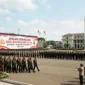Prabowo Pimpin Upacara Hari Bhayangkara ke-80 
(Foto: AI)
