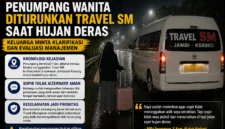 Penumpang Travel SM Diturunkan Saat Hujan, Keluarga Minta Klarifikasi
(Foto: Ist
/merdekapost/AI)
