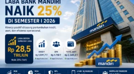 Bank Mandiri Catat Laba Naik 25 Persen, Kredit dan Aset Makin Kuat
(Foto: Bank Mandiri
/kumparan/AI)