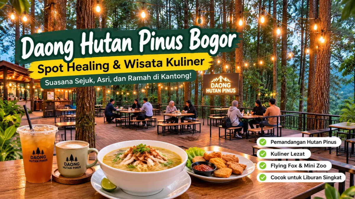 Daong Hutan Pinus Bogor, Spot Healing dan Wisata Kuliner dengan Suasana Sejuk
(Foto: kompasiana
/AI)