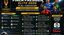 Jadwal Piala Presiden Elite 2026 Lengkap, Cek Siaran Langsung dan Live Streaming
(Foto: IST/viva/AI)