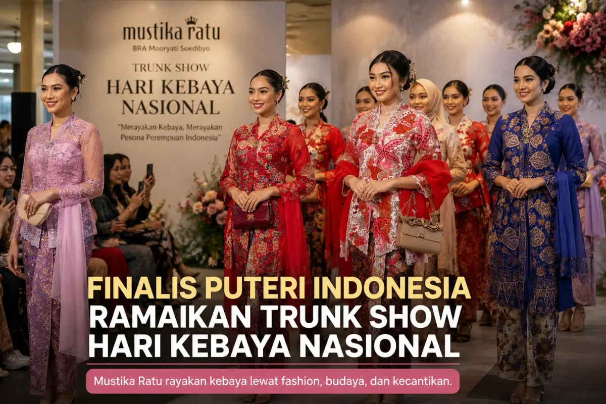 Mustika Ratu Gelar Trunk Show Hari Kebaya Nasional Bersama Finalis Puteri Indonesia
(Foto: fimela/AI)