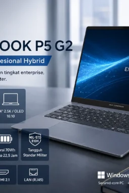 Asus ExpertBook P5 G2 Resmi Hadir di Indonesia, Laptop AI untuk Profesional Hybrid