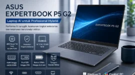 Asus ExpertBook P5 G2 Resmi Hadir di Indonesia, Laptop AI untuk Profesional Hybrid(Foto: Jeihan Kahfi/SWA/AI)