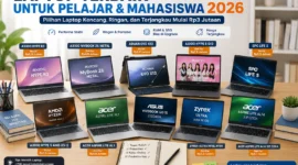Rekomendasi laptop terbaik untuk belajar dengan harga mulai Rp3 jutaan
(Foto: multikompetensi
/AI)