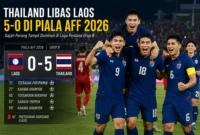 Thailand Libas Laos 5-0 di Piala AFF 2026
(Foto: Dok. ASEAN United FC/cnn/AI)