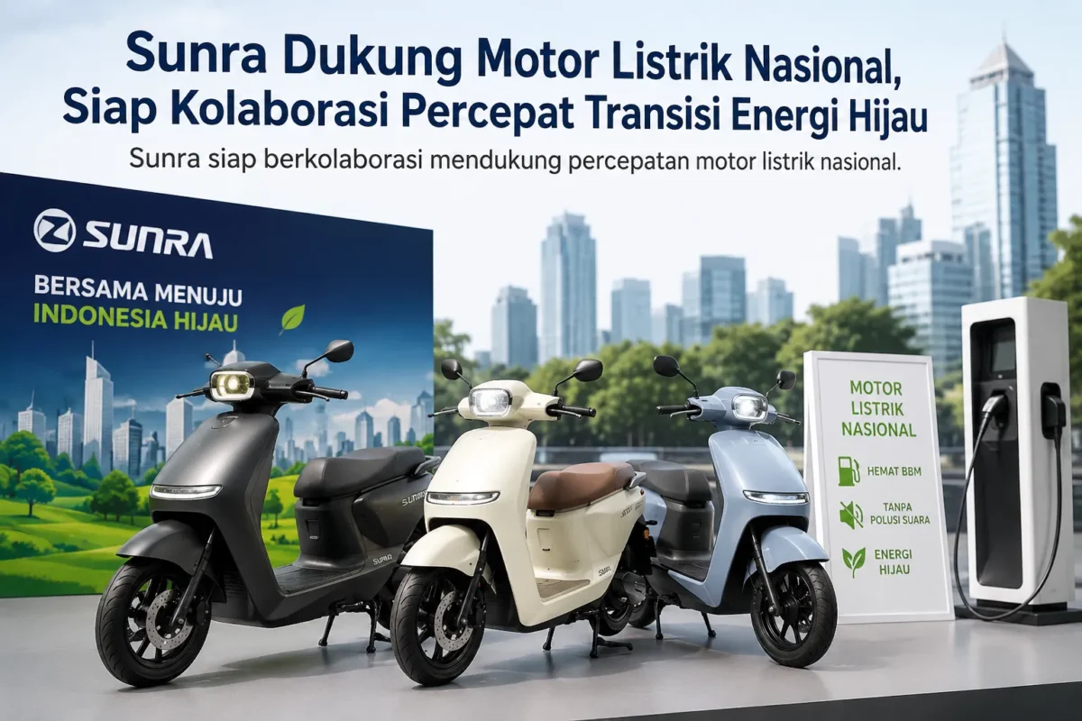 Sunra Dukung Motor Listrik Nasional, Siap Kolaborasi Percepat Transisi Energi Hijau(Foto: Sunra Indonesia/suara/AI)