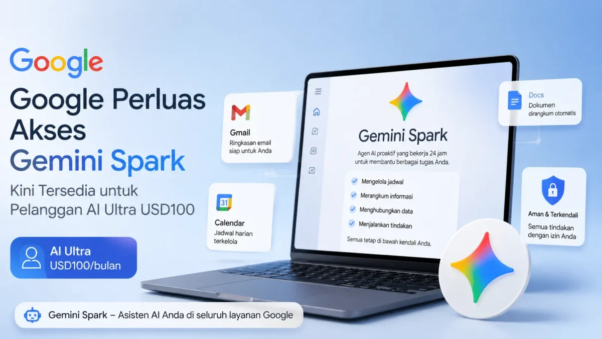Google Buka Akses Gemini Spark untuk AI Ultra USD100
(Foto: Google/liputan6
/AI)