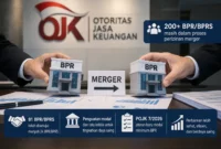 OJK: 200 BPR Masih Jalani Proses Merger(Foto: OJK
/AI)