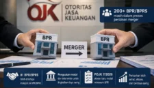 OJK: 200 BPR Masih Jalani Proses Merger(Foto: OJK
/AI)