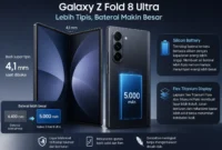 Samsung Galaxy Z Fold 8 Ultra Usung Baterai 5.000 mAh Meski Bodi Makin Tipis(Foto: MobileSyrup
/teknologi/AI)