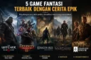Rekomendasi 5 Game Fantasi dengan Cerita Epik Terbaik(Foto: dok. Koei Tecmo/Wo Long: Fallen Dynasty | dok. Game Science/Black Myth: Wukong/idn/AI)
