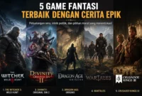Rekomendasi 5 Game Fantasi dengan Cerita Epik Terbaik(Foto: dok. Koei Tecmo/Wo Long: Fallen Dynasty | dok. Game Science/Black Myth: Wukong/idn/AI)