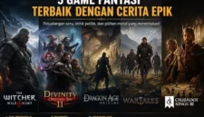 Rekomendasi 5 Game Fantasi dengan Cerita Epik Terbaik(Foto: dok. Koei Tecmo/Wo Long: Fallen Dynasty | dok. Game Science/Black Myth: Wukong/idn/AI)