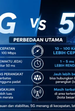 Jangan Salah Pilih! Ini Perbedaan 4G dan 5G Beserta Kelebihannya