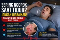 Bahaya Ngorok Saat Tidur, Dokter Ungkap Risiko Serangan Jantung yang Mengintai
(Foto: klikdokter/AI)