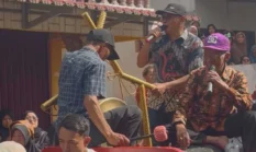Tradisi Nyerau Awali Kenduri Sko Lima Desa Tanjung Pauh Mudik