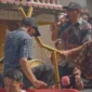 Tradisi Nyerau Awali Kenduri Sko Lima Desa Tanjung Pauh Mudik