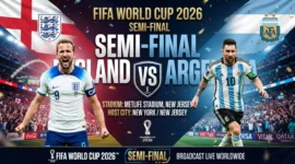 Laga Inggris vs Argentina: Duel Penentu Final Piala Dunia 2026
(Foto: AI)