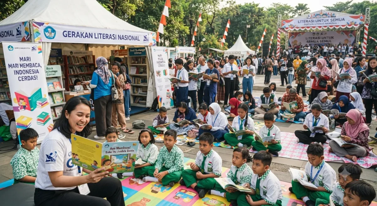 MPR Ajak Semua Pihak Dorong Kaloborasi Perkuat Gerakan Literasi Nasional(Foto: AI)