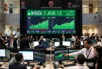 IHSG Naik 2,28 Persen ke Level 5.875, Mayoritas Saham Ditutup Menguat(Foto: AI)