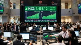 IHSG Naik 2,28 Persen ke Level 5.875, Mayoritas Saham Ditutup Menguat(Foto: AI)